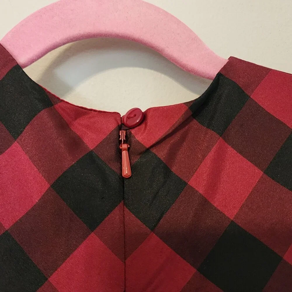 New Baby Gap holiday dress with bloomers sz 6-12 m red plaid Christmas